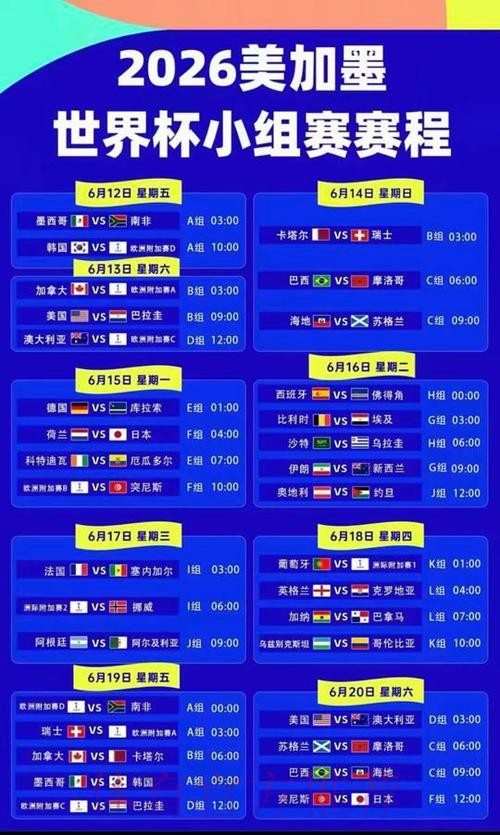 2026美加墨世界杯实时比分哪里看 2026美加墨世界杯实时比分哪里看